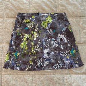Lady Hagen Gray Floral Golf Skort Size 2